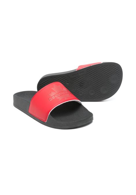 Ciabatte con logo DSQUARED2 JUNIOR | 802513
